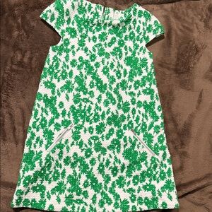 Next Kids White and Green Floral Pants